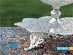 شیرینی خوری دو طبقه ملیله کاری