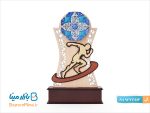 تندیس ورزشی میناکاری شده