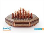 شطرنج هشت گوش خاتم کاری