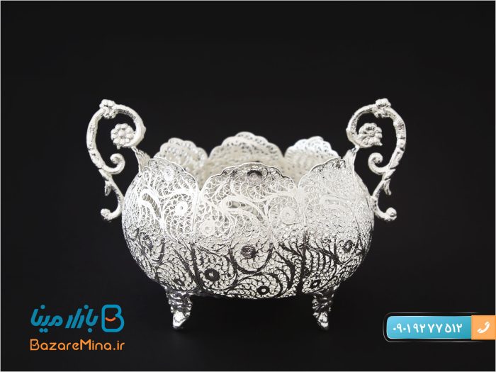 گزخوری دسته دار ملیله کاری سایز بزرگ