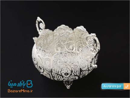 گزخوری دسته دار ملیله کاری سایز بزرگ