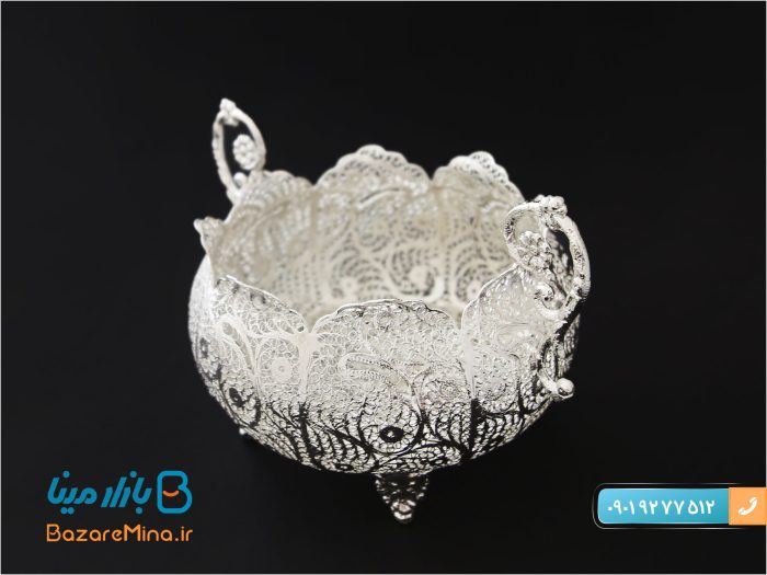 گزخوری دسته دار ملیله کاری سایز بزرگ