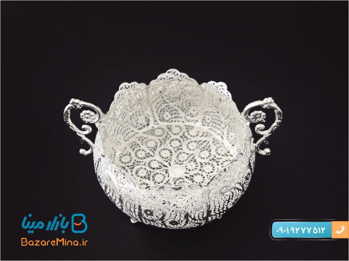 گزخوری دسته دار ملیله کاری سایز بزرگ