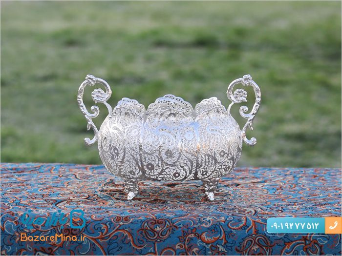 گزخوری دسته دار ملیله کاری سایز بزرگ