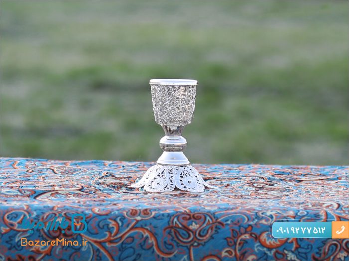 شمعدان ملیله کاری اصفهان