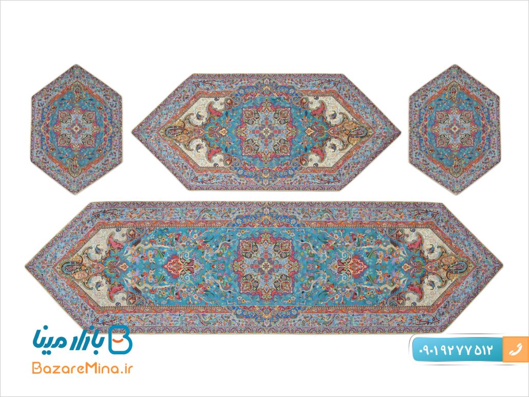 سرویس پنج تکه ترمه ابریشم سالاری طرح ارم