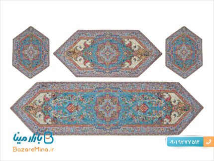 سرویس پنج تکه ترمه ابریشم سالاری طرح ارم
