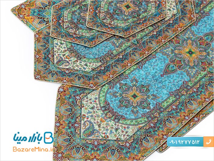 سرویس ابریشمی پنج تکه هاشمی طرح پرنیان