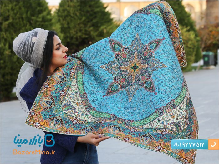سرویس ابریشمی پنج تکه هاشمی طرح پرنیان