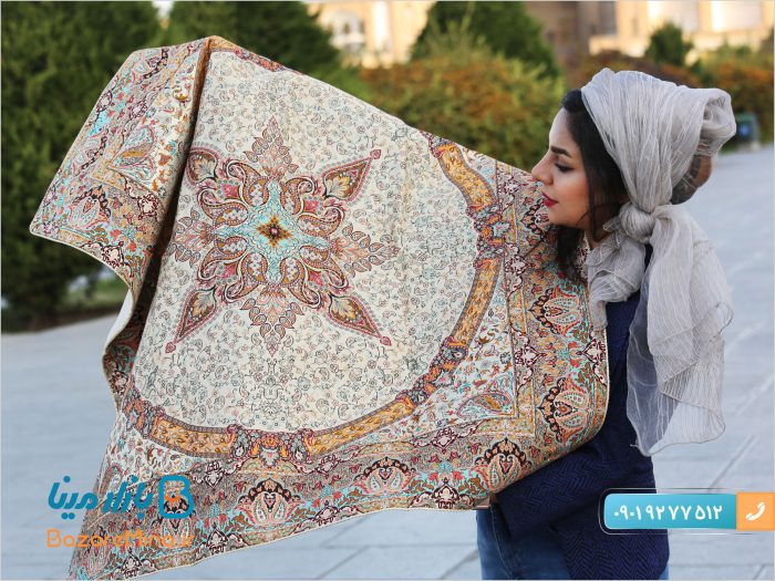 سرویس ابریشمی پنج تکه هاشمی طرح پرنیان
