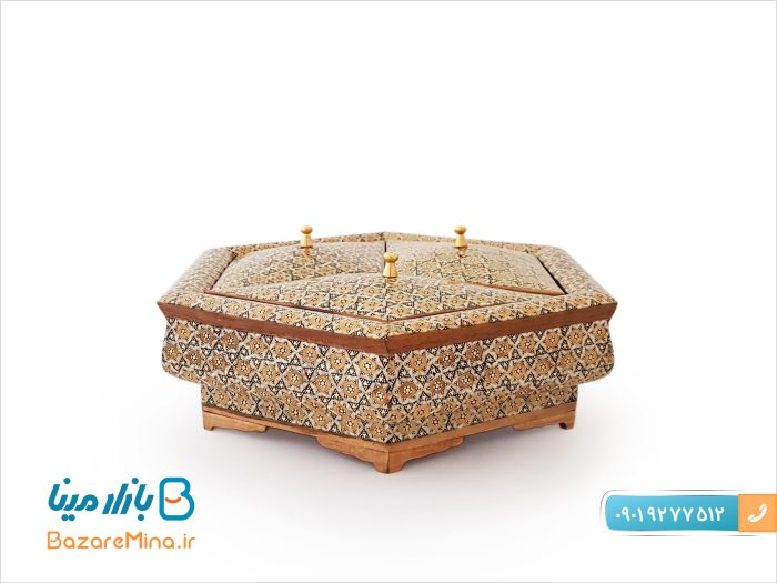 شکلات خوری سه درب خاتم کاری اصفهان