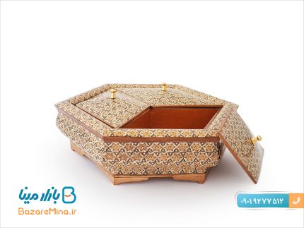 شکلات خوری سه درب خاتم کاری اصفهان