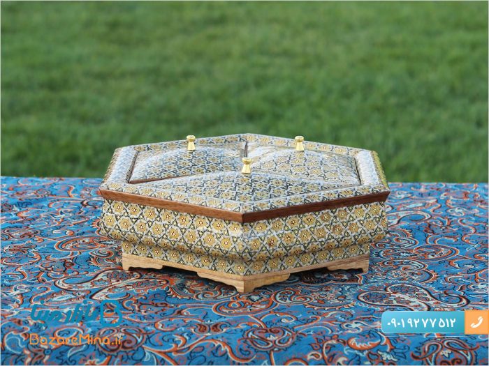 شکلات خوری سه درب خاتم کاری اصفهان
