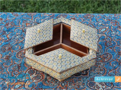 شکلات خوری سه درب خاتم کاری اصفهان