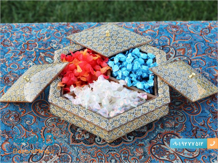 شکلات خوری سه درب خاتم کاری اصفهان