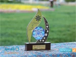تندیس میناکاری آیه الکرسی طرح فروزان