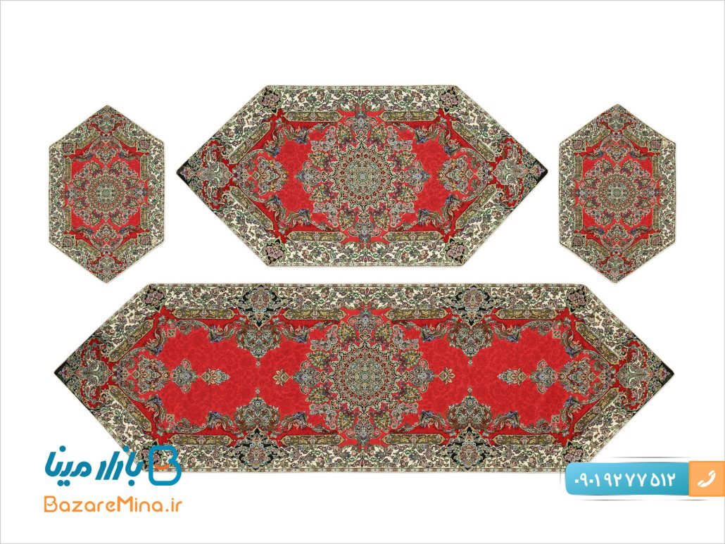 سرویس 5تکه ترمه ابریشمی هاشمی مدل شورانگیز