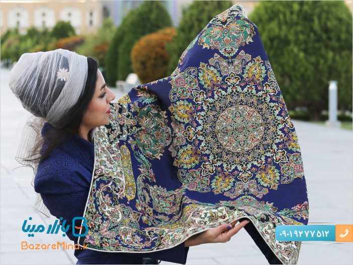 سرویس 5تکه ترمه ابریشمی هاشمی مدل شورانگیز