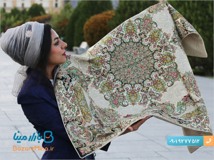 سرویس 5تکه ترمه ابریشمی هاشمی مدل شورانگیز