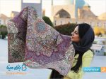 ترمه اصل ابریشمی یزد طرح گلستان