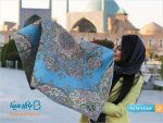 ترمه اصل ابریشمی یزد طرح گلستان