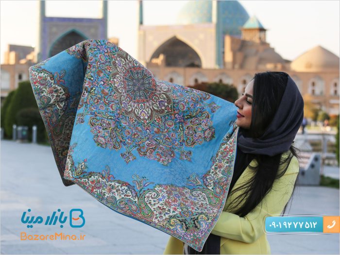 ترمه اصل ابریشمی یزد طرح گلستان