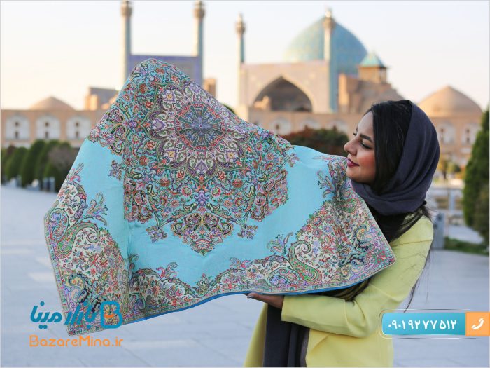 ترمه اصل ابریشمی یزد طرح گلستان