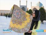 ترمه اصل ابریشمی یزد طرح گلستان
