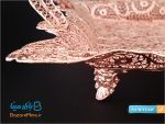سینی مستطیل ملیله کاری آبکاری مسی