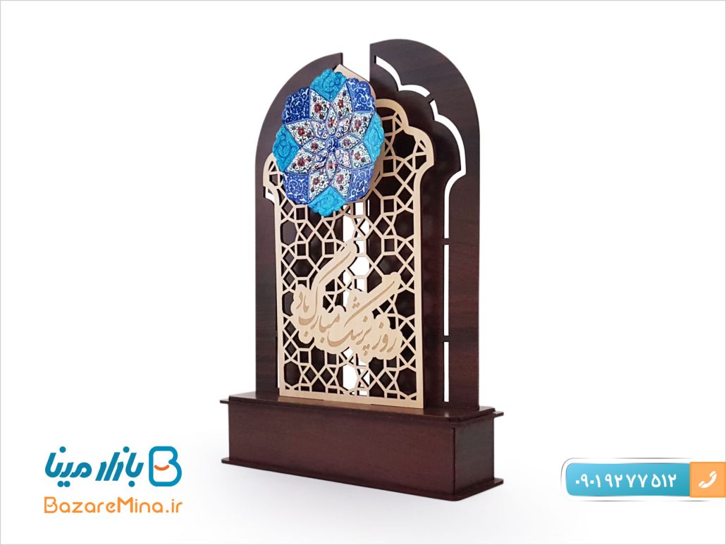 تندیس پزشک میناکاری شده سه بعدی (3D)