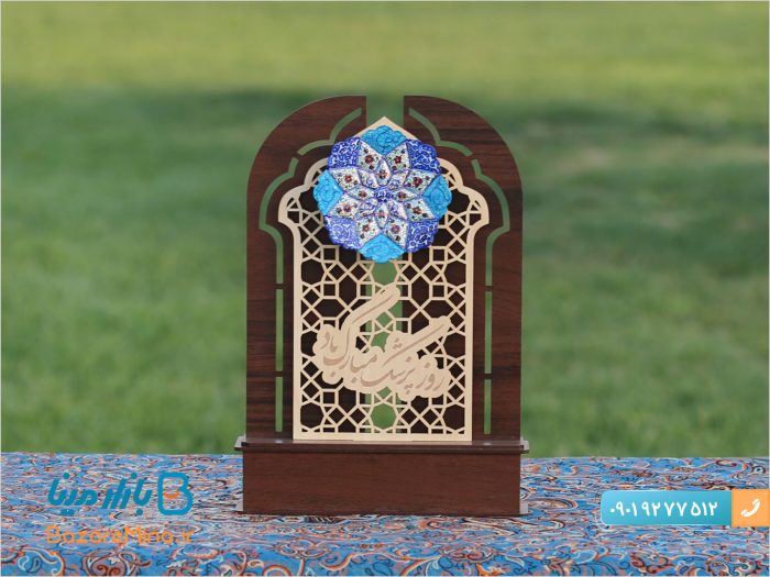 تندیس پزشک میناکاری شده سه بعدی (3D)