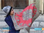 رومیزی ترمه ابریشمی شاهپسند ممتاز هاشمی