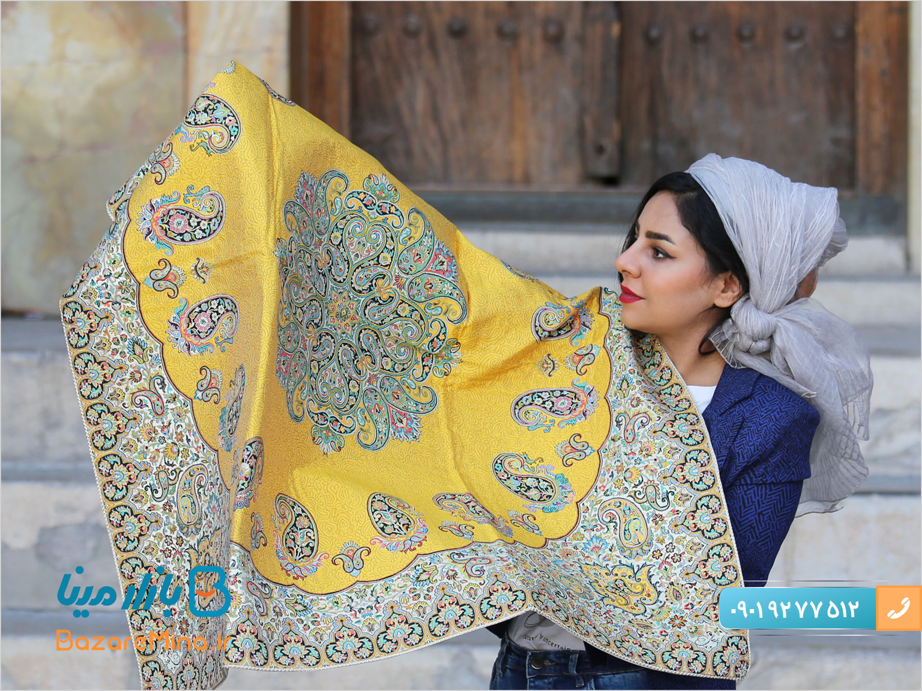 رومیزی ترمه ابریشمی شاهپسند ممتاز هاشمی رومیزی ترمه ابریشمی شاهپسند ممتاز هاشمی