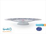 بشقاب میناکاری گل و مرغ اعلا اثر استاد مرتضی اسماعیلی