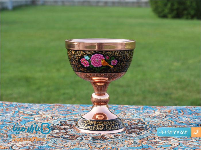 سنگاب 16 سانتی تشعیر و (گل و مرغ)