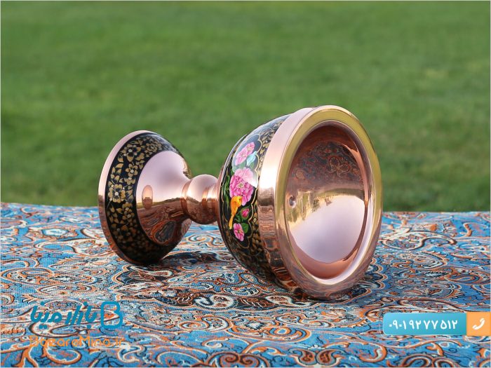سنگاب 16 سانتی تشعیر و (گل و مرغ)
