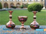 سنگاب 16 سانتی تشعیر و (گل و مرغ)
