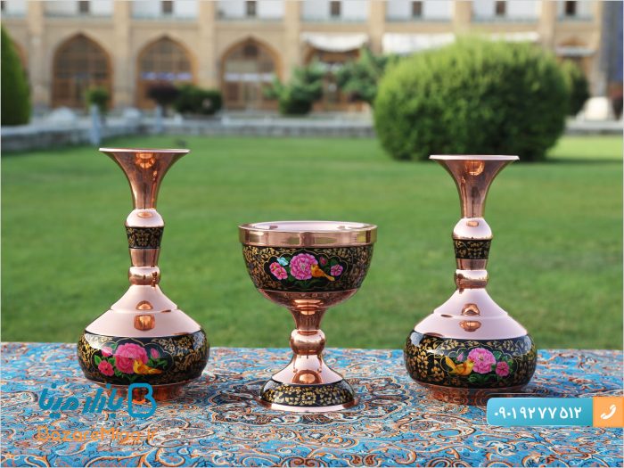 سنگاب 16 سانتی تشعیر و (گل و مرغ)