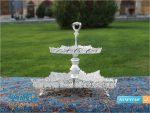 شیرینی خوری دو طبقه مسی ملیله کاری اصفهان