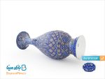 گلدان ۲۵ سانتی میناکاری اسماعیلی طرح ختایی تو خالی