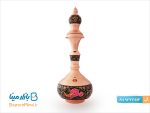 تنگ شلغمی تشعیر گل و مرغ (ورق طلا)