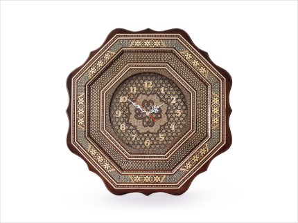 ساعت 8 گوش خاتم کاری دور دالبر طرح آذرخش