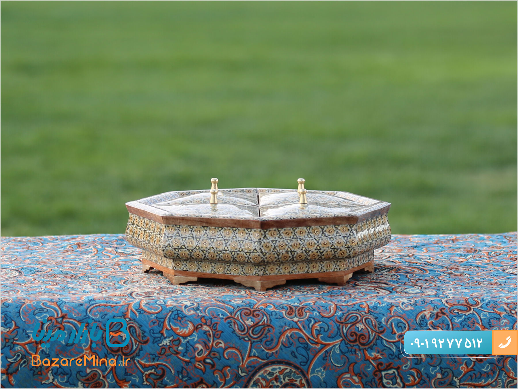 شکلات خوری چهار درب خاتم کاری شده اصفهان شکلات خوری چهار درب خاتم کاری شده اصفهان