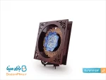 تابلو کوچک میناکاری اصفهان با پایه چوبی