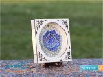 تابلو کوچک میناکاری اصفهان با پایه چوبی