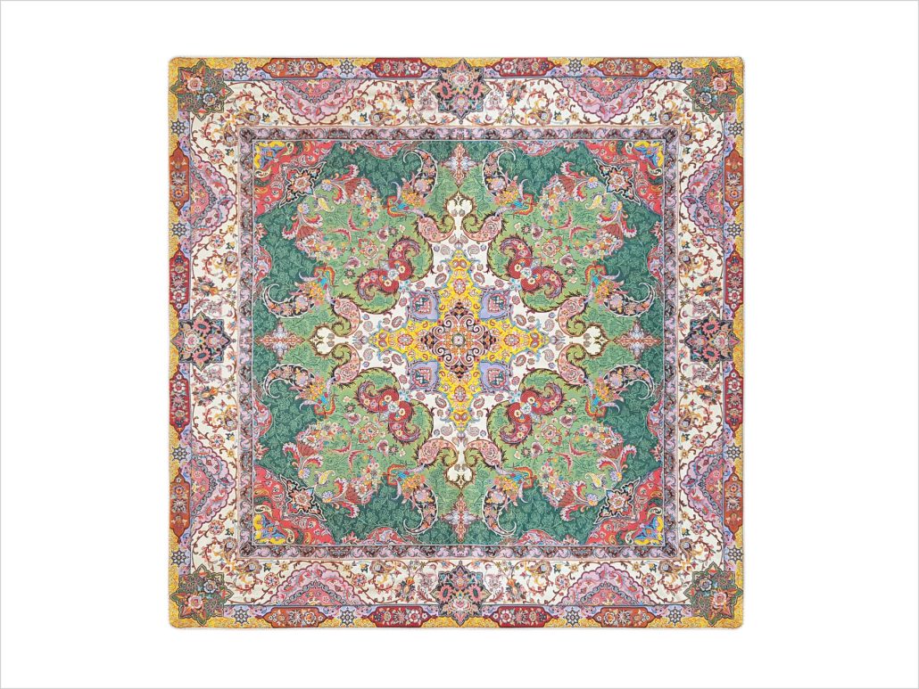 سرویس رومیزی ترمه ابریشمی شهرزاد برند سالاری