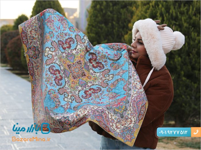 سرویس رومیزی ترمه ابریشمی شهرزاد برند سالاری