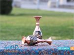 گلدان 20 سانتی متری الماس تراش
