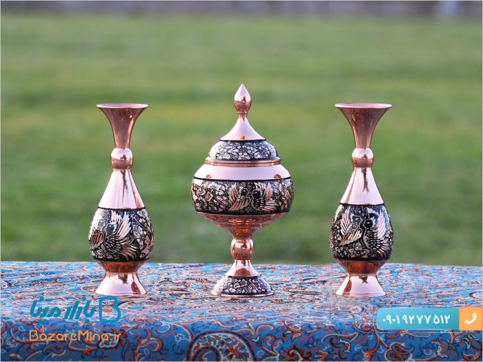 گلدان 20 سانتی متری الماس تراش