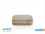جعبه پاسور چوبی کشویی خاتم کاری شده